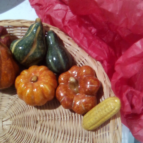 Vintage Ceramics,Mini Harvest Pumpkins and Gourd's - Picture 3 of 16